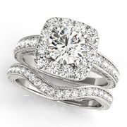 ENGAGEMENT RINGS HALO ROUND - Image 3
