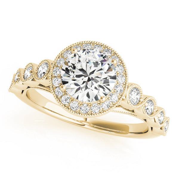 ENGAGEMENT RINGS HALO ROUND - Image 3