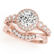 ENGAGEMENT RINGS HALO ROUND - Image 9