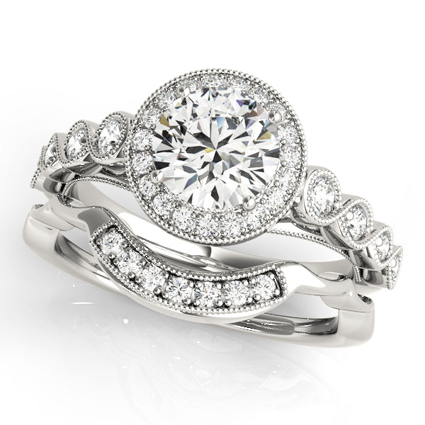 ENGAGEMENT RINGS HALO ROUND - Image 6