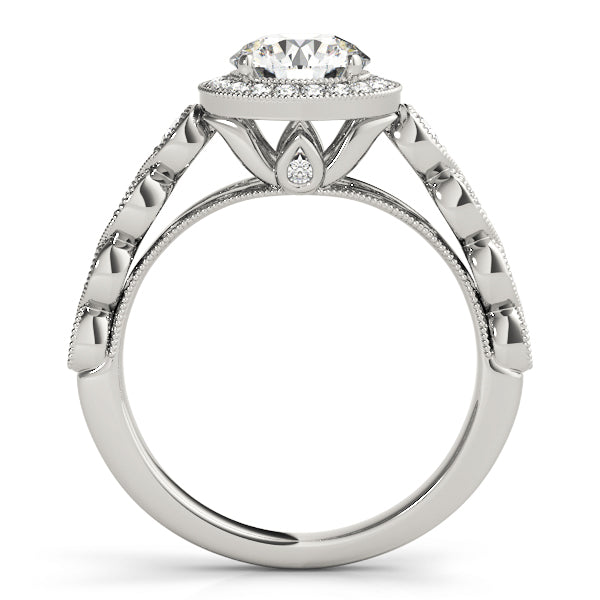 ENGAGEMENT RINGS HALO ROUND - Image 5