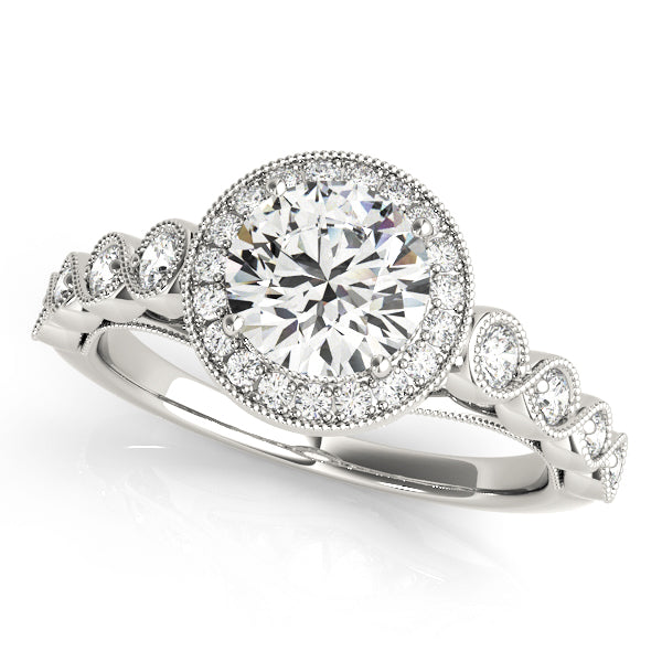 ENGAGEMENT RINGS HALO ROUND - Image 2
