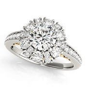 ENGAGEMENT RINGS HALO ROUND - Image 9