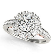 ENGAGEMENT RINGS HALO ROUND - Image 7