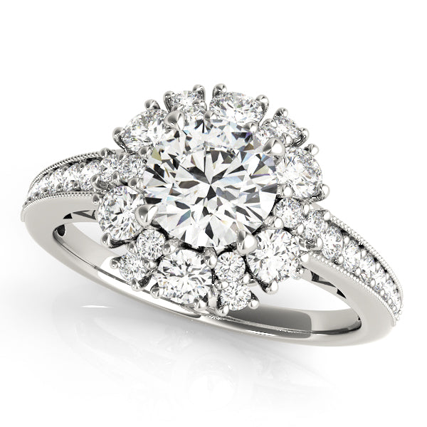 ENGAGEMENT RINGS HALO ROUND - Image 2