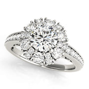 ENGAGEMENT RINGS HALO ROUND - Image 2
