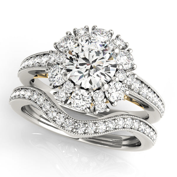ENGAGEMENT RINGS HALO ROUND - Image 4