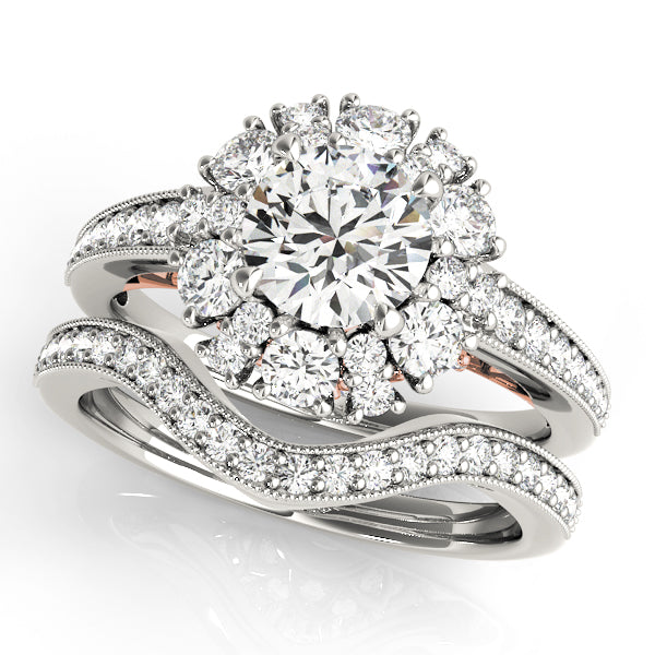 ENGAGEMENT RINGS HALO ROUND - Image 3