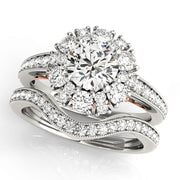 ENGAGEMENT RINGS HALO ROUND - Image 3