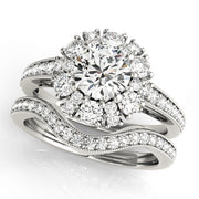 ENGAGEMENT RINGS HALO ROUND - Image 8
