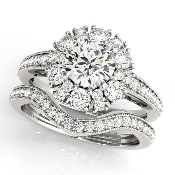 ENGAGEMENT RINGS HALO ROUND - Image 8
