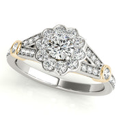 ENGAGEMENT RINGS HALO ROUND - Image 9
