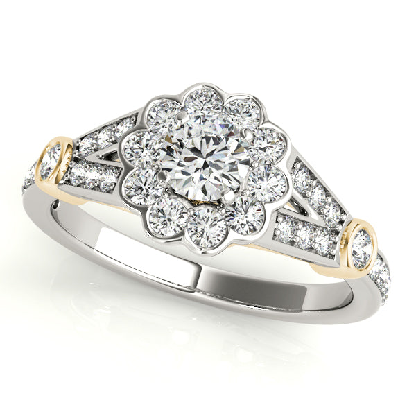 ENGAGEMENT RINGS HALO ROUND - Image 9