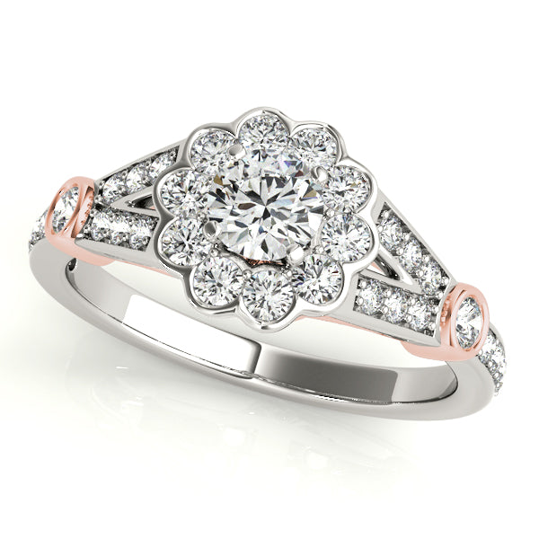 ENGAGEMENT RINGS HALO ROUND - Image 8