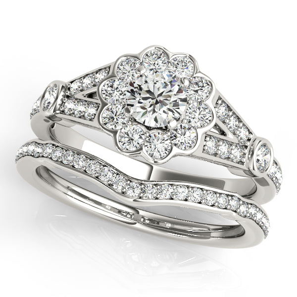 ENGAGEMENT RINGS HALO ROUND - Image 6