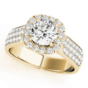 ENGAGEMENT RINGS HALO ROUND - Image 4
