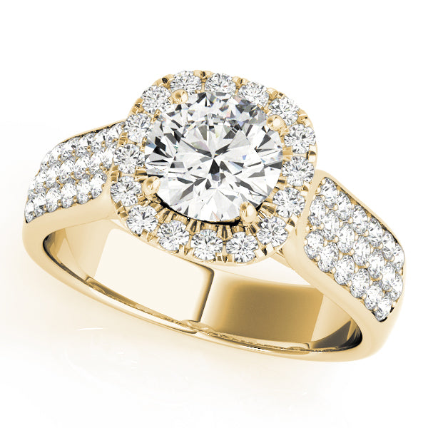ENGAGEMENT RINGS HALO ROUND - Image 4