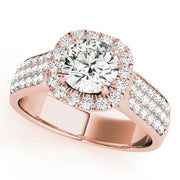 ENGAGEMENT RINGS HALO ROUND - Image 7