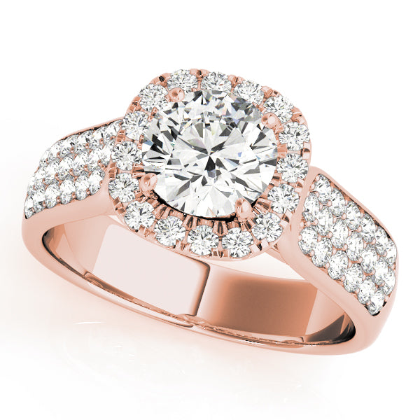 ENGAGEMENT RINGS HALO ROUND - Image 7