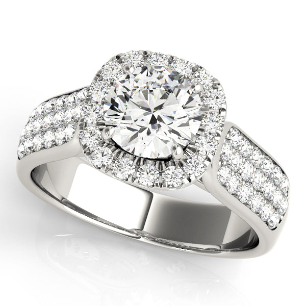 ENGAGEMENT RINGS HALO ROUND - Image 2