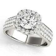 ENGAGEMENT RINGS HALO ROUND - Image 2