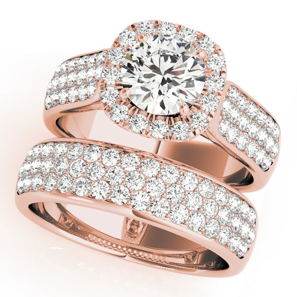 ENGAGEMENT RINGS HALO ROUND - Image 3