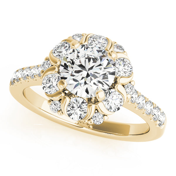 ENGAGEMENT RINGS HALO ROUND - Image 3