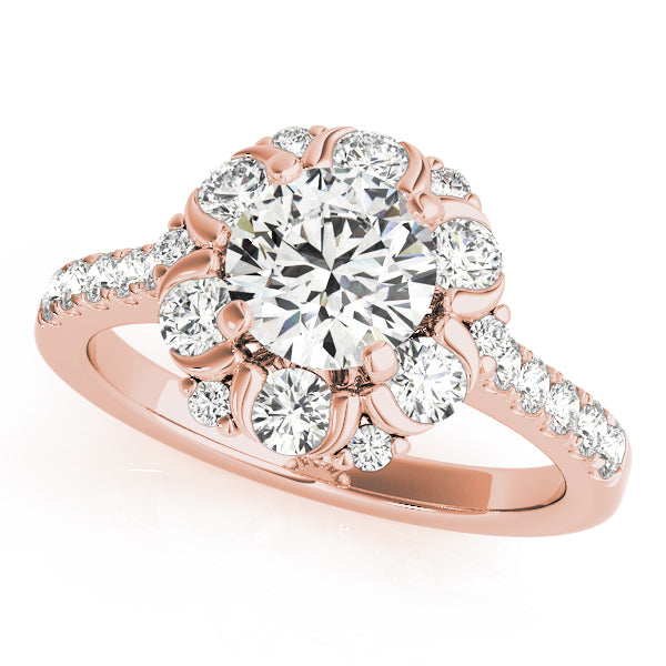ENGAGEMENT RINGS HALO ROUND - Image 9