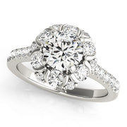 ENGAGEMENT RINGS HALO ROUND - Image 2