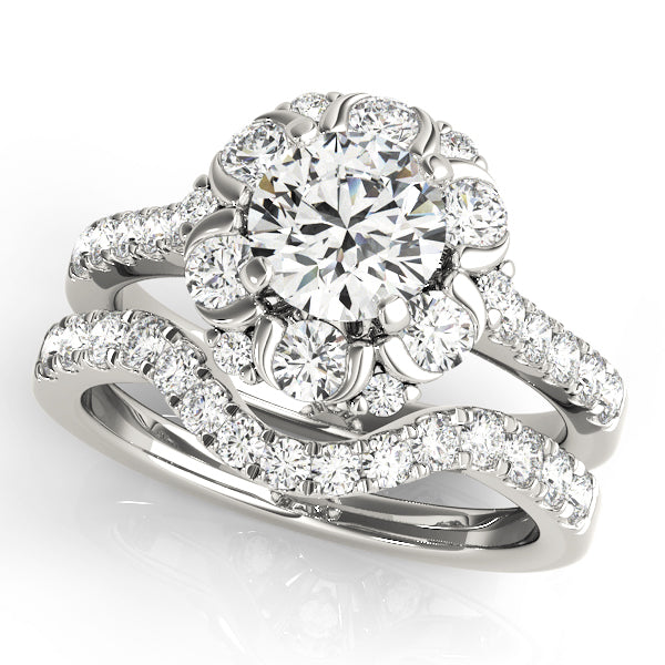 ENGAGEMENT RINGS HALO ROUND - Image 6