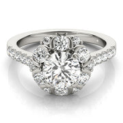 ENGAGEMENT RINGS HALO ROUND - Image 8