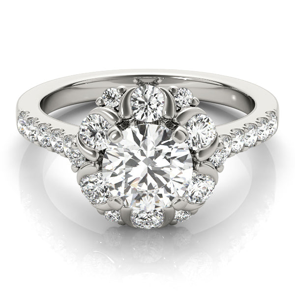 ENGAGEMENT RINGS HALO ROUND - Image 8