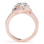 ENGAGEMENT RINGS HALO ROUND - Image 4