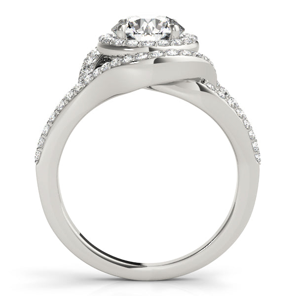 ENGAGEMENT RINGS HALO ROUND - Image 3