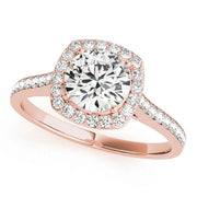 ENGAGEMENT RINGS HALO ROUND - Image 9