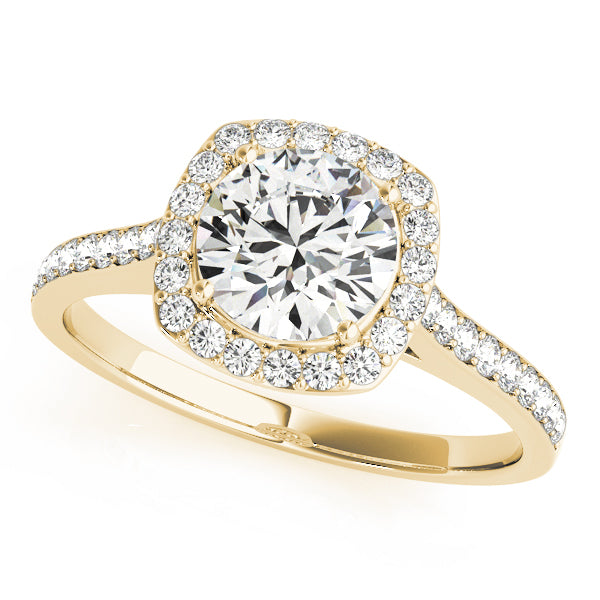 ENGAGEMENT RINGS HALO ROUND - Image 8
