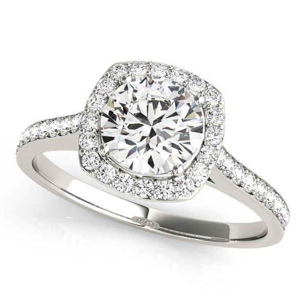 ENGAGEMENT RINGS HALO ROUND - Image 2
