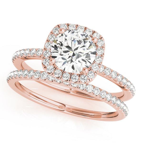 ENGAGEMENT RINGS HALO ROUND - Image 9