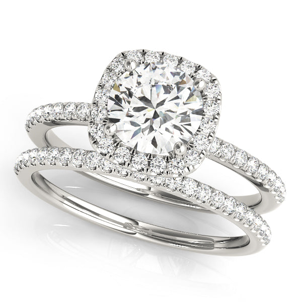 ENGAGEMENT RINGS HALO ROUND - Image 3