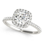 ENGAGEMENT RINGS HALO ROUND - Image 2