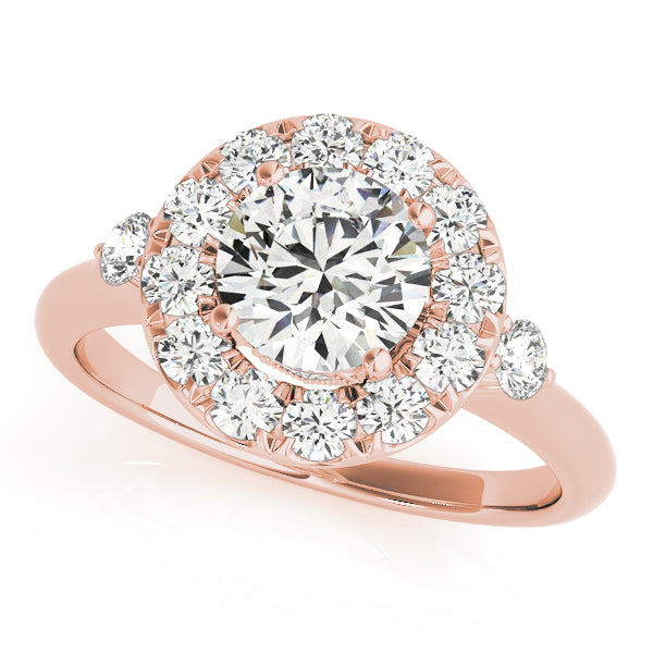 ENGAGEMENT RINGS HALO ROUND - Image 6