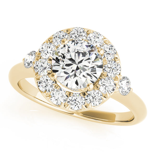 ENGAGEMENT RINGS HALO ROUND - Image 7