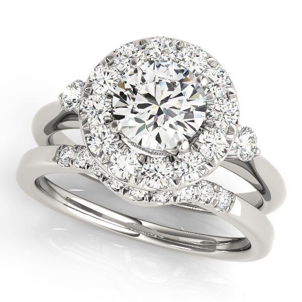 ENGAGEMENT RINGS HALO ROUND - Image 5