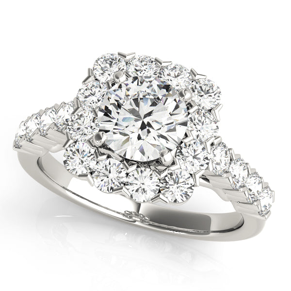 ENGAGEMENT RINGS HALO ROUND - Image 2