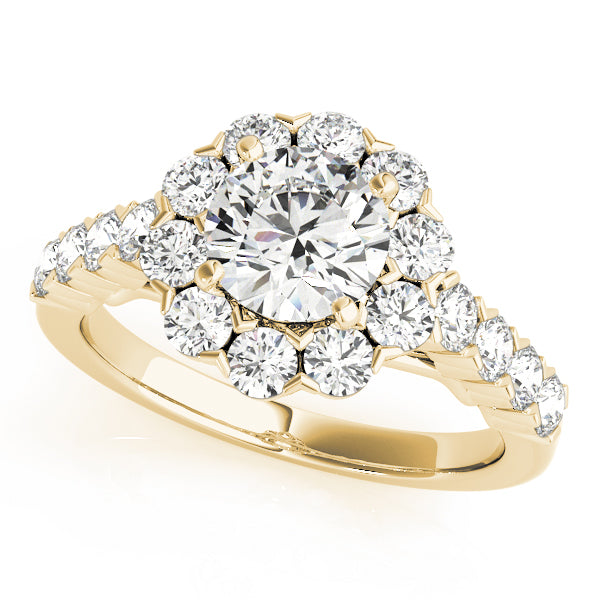 ENGAGEMENT RINGS HALO ROUND - Image 5