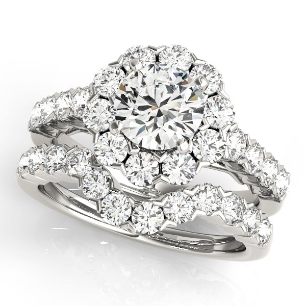 ENGAGEMENT RINGS HALO ROUND - Image 9
