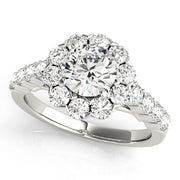 ENGAGEMENT RINGS HALO ROUND - Image 2