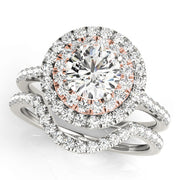 ENGAGEMENT RINGS HALO ROUND - Image 3
