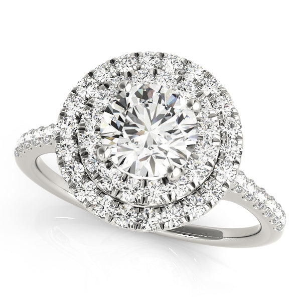 ENGAGEMENT RINGS HALO ROUND - Image 2