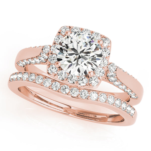 ENGAGEMENT RINGS HALO ROUND - Image 5
